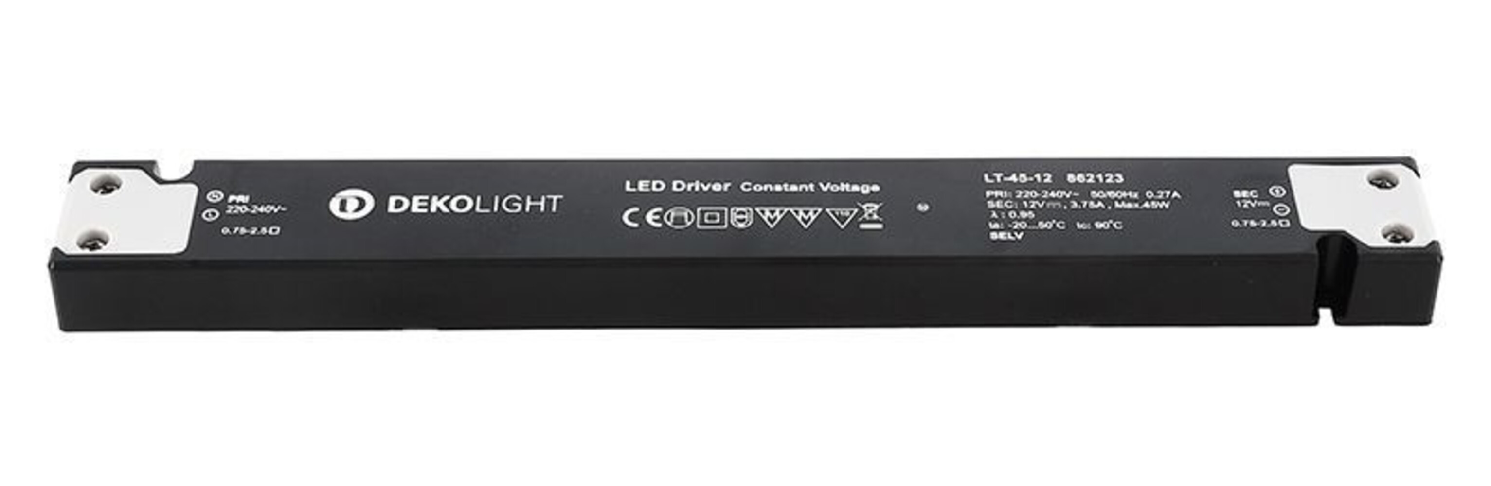 Hochwertiges LED-Netzteil der Marke Deko-Light, ideal für die Energieversorgung von LED-Leuchten
