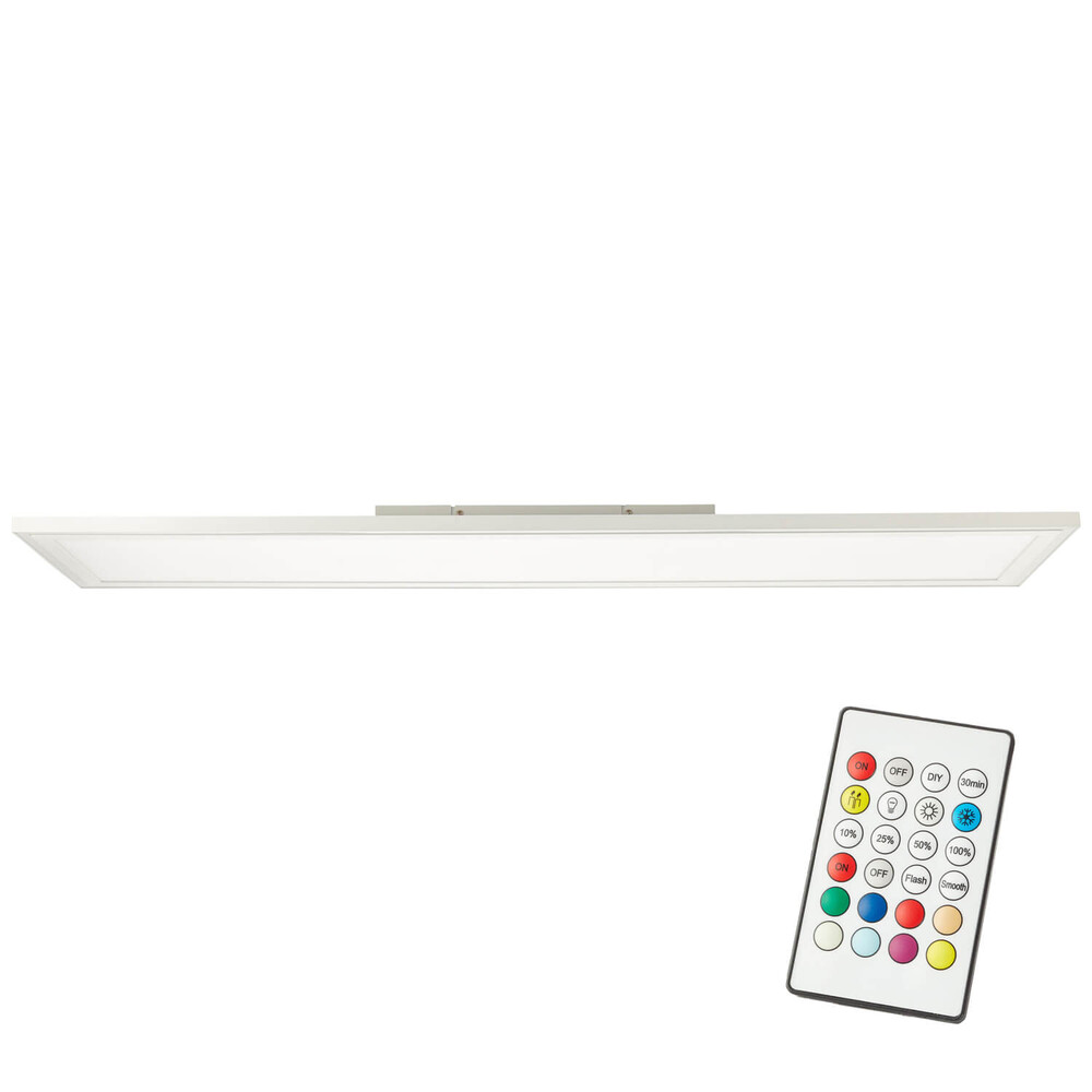 Elegant weißes LED Panels von Brilliant, rahmenloser Aufbau und einfache Montage