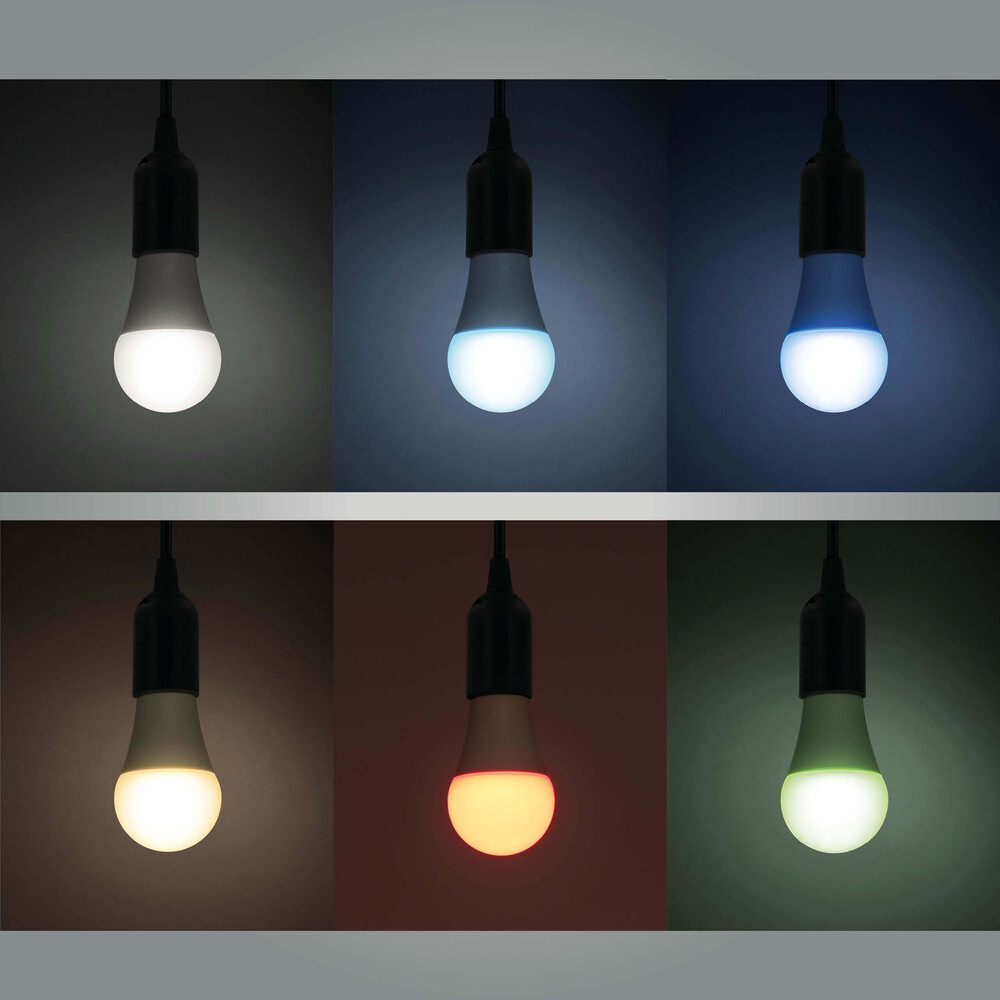 moderne, smarte LED Glühlampe mit vielfältigen Farboptionen von LED Universum