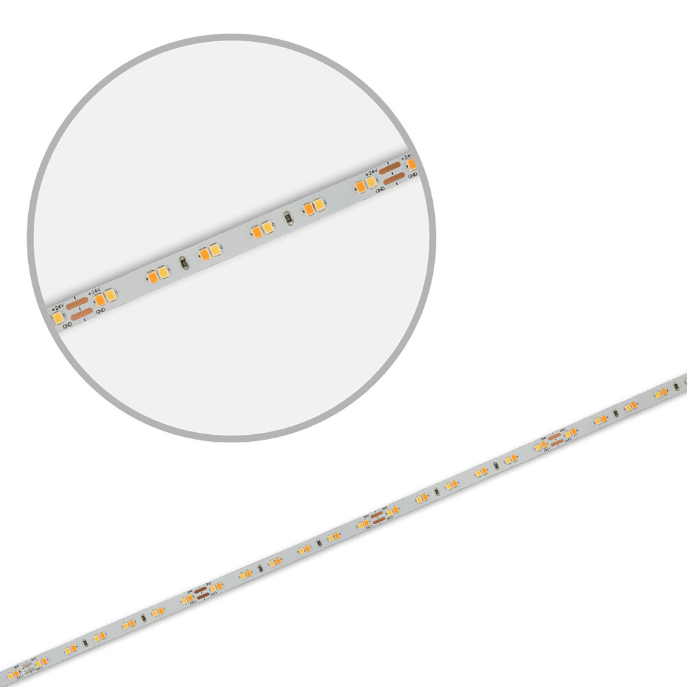 Detailansicht des hochwertigen LED Streifens von der renommierten Marke Isoled
