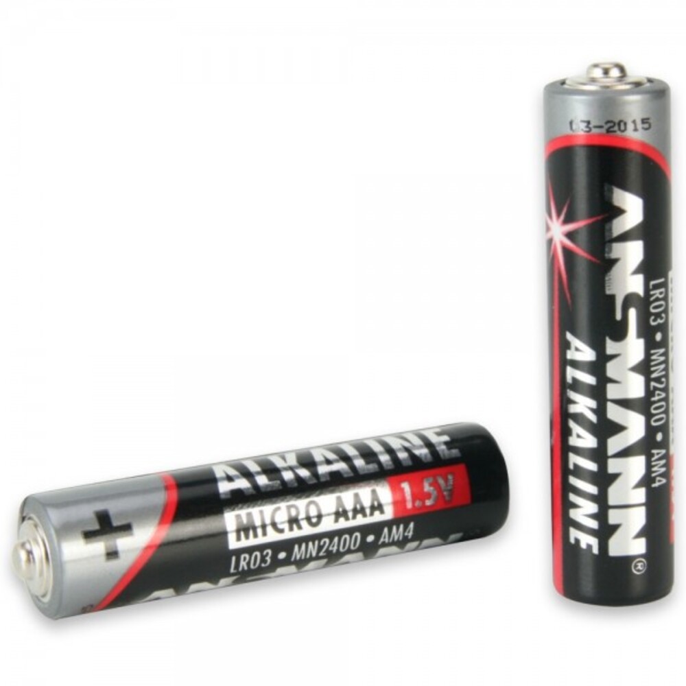 Hochwertige Ansmann AAA Batterien in Packung von 20 Stück