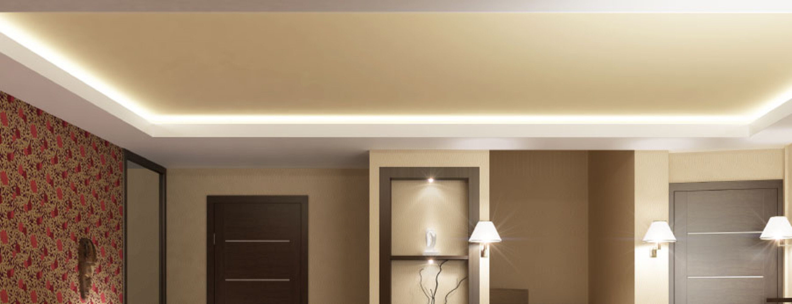 Hochwertiger Premium LED-Streifen von LED Universum in eleganter warmweißer Lichtfarbe