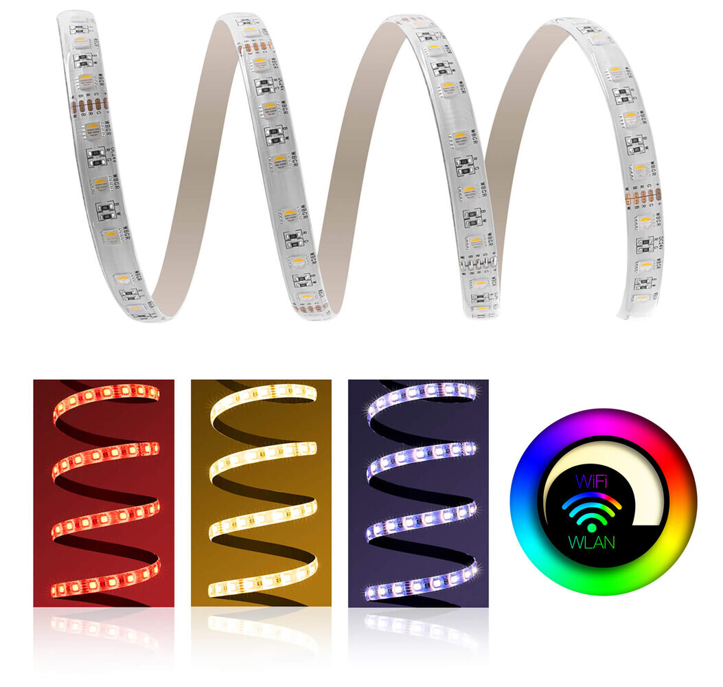 Beleuchteter, hochwertiger LED Streifen von LED Universum