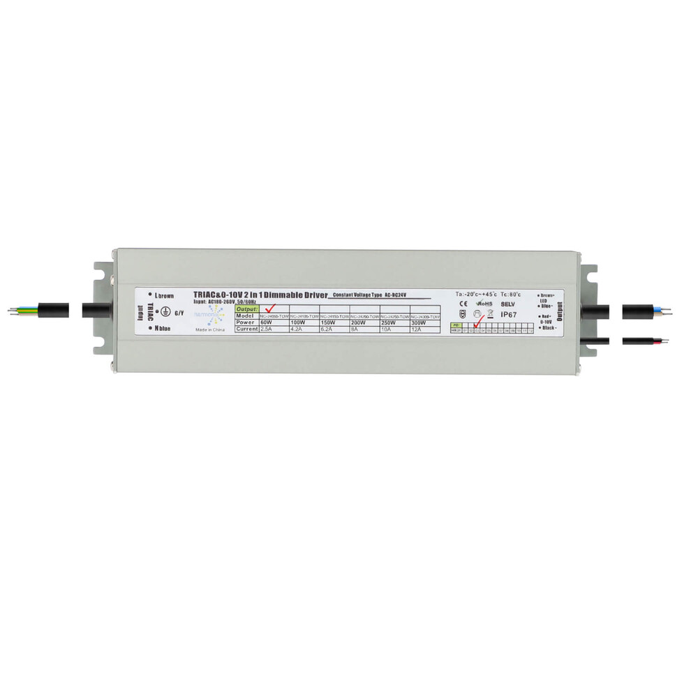 LED Netzteil von Harmonix, helles und effizientes Konstantspannungsnetzteil mit 24V Output