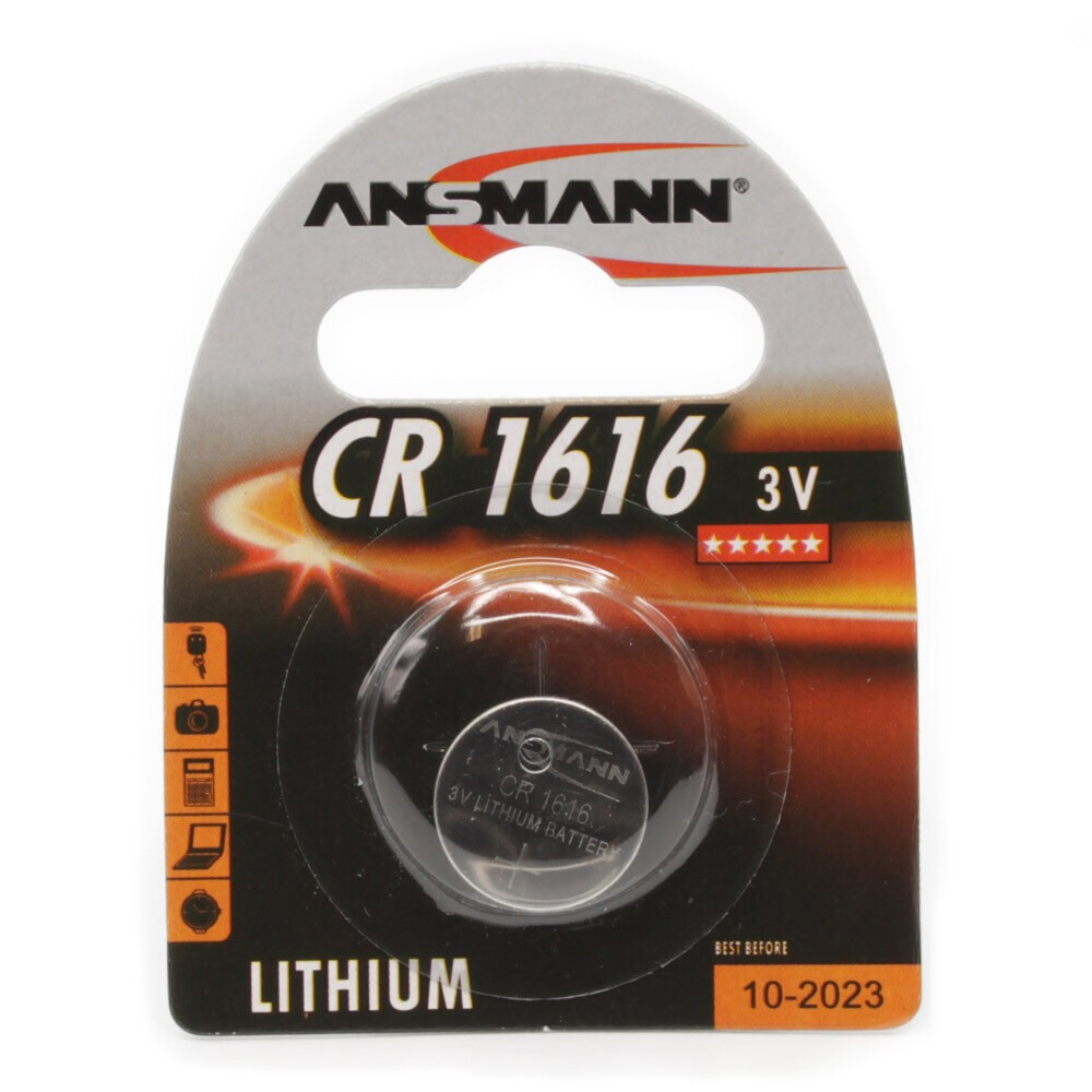 Ansmann Lithium Knopfzelle CR1616 - Knopfzellen von Ansmann