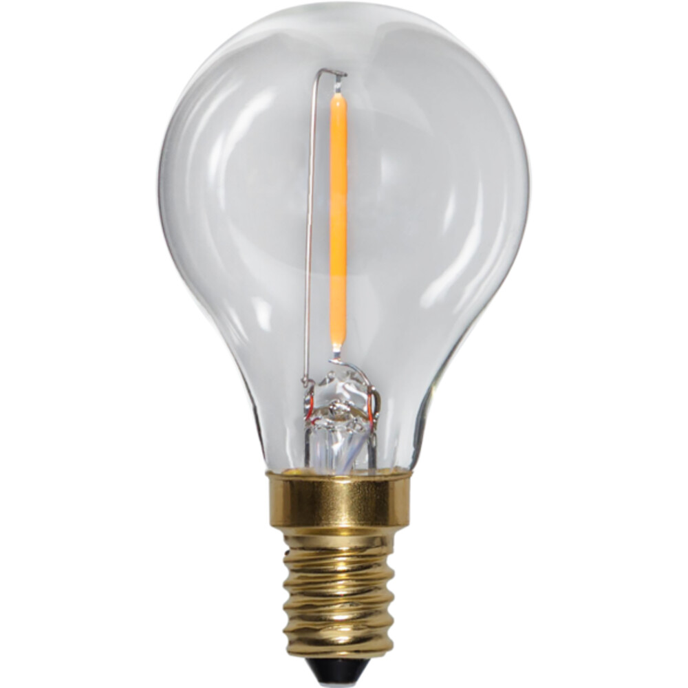 Ein effizientes LED-Leuchtmittel von Star Trading mit angenehm weichem Glühen und Edison-optischer Darstellung