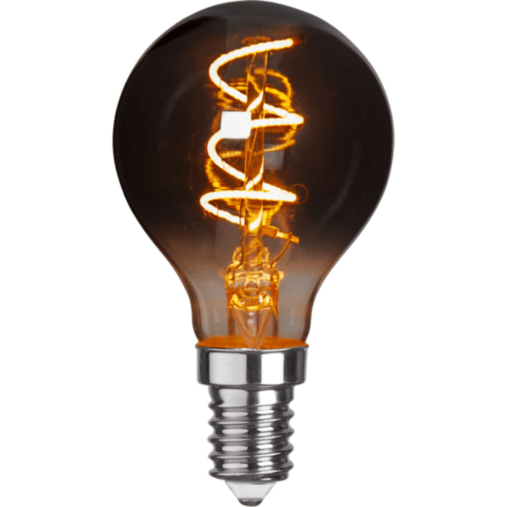 Hochwertiges LED-Leuchtmittel der Marke Star Trading mit rauchglas Finish und Edison Optic