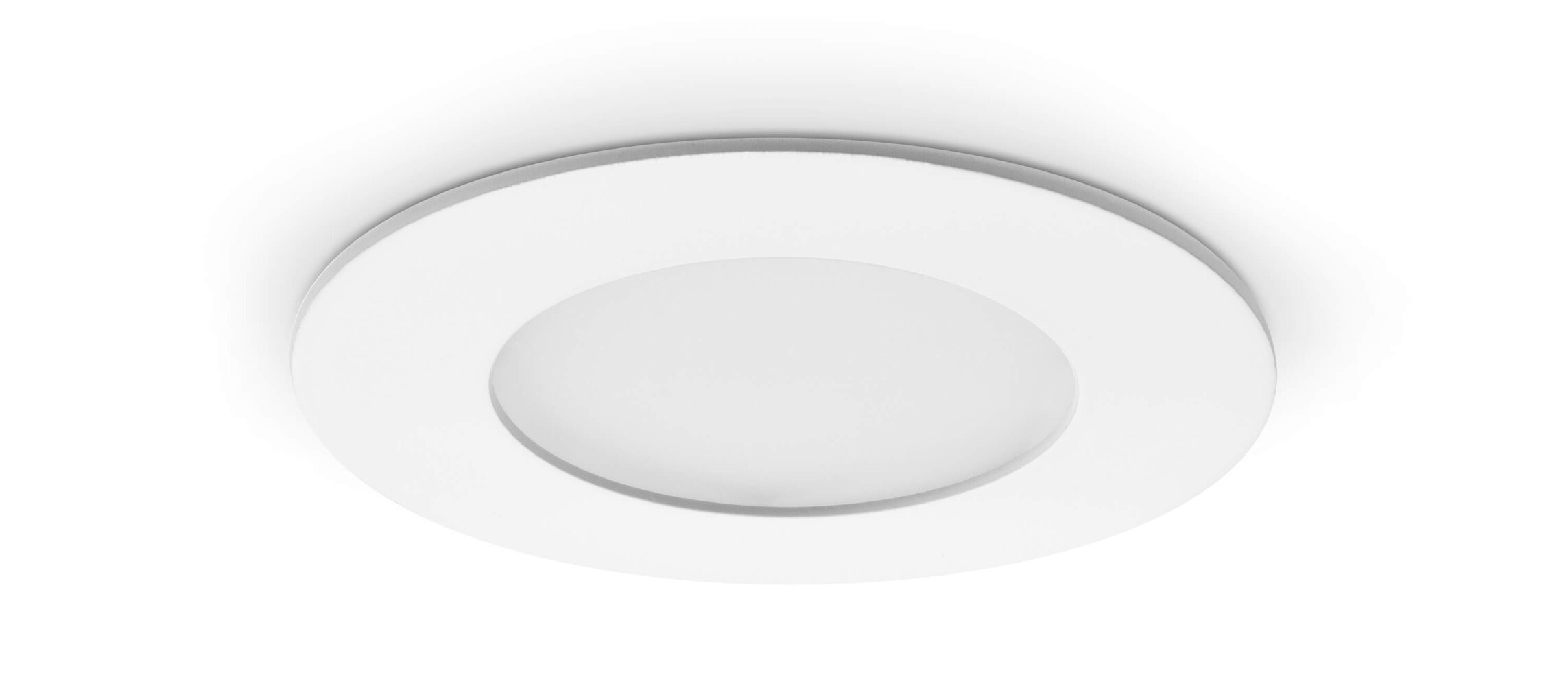 Hochwertiges weißes und rundes LED Panel 4W warmweiß, nicht dimmbar von LED Universum