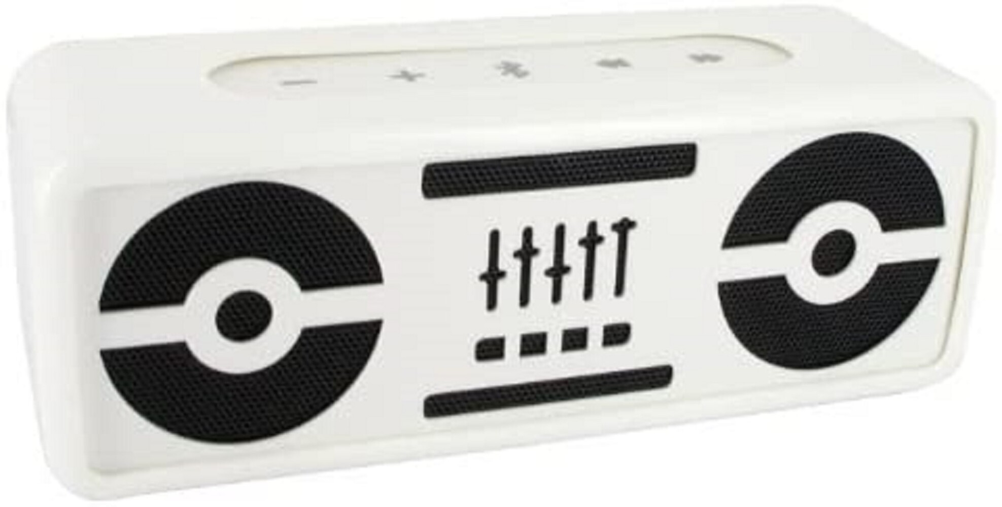 Hochwertiger Mini Stereo Lautsprecher von BeeWi in Weiß für ein beeindruckendes Hörerlebnis