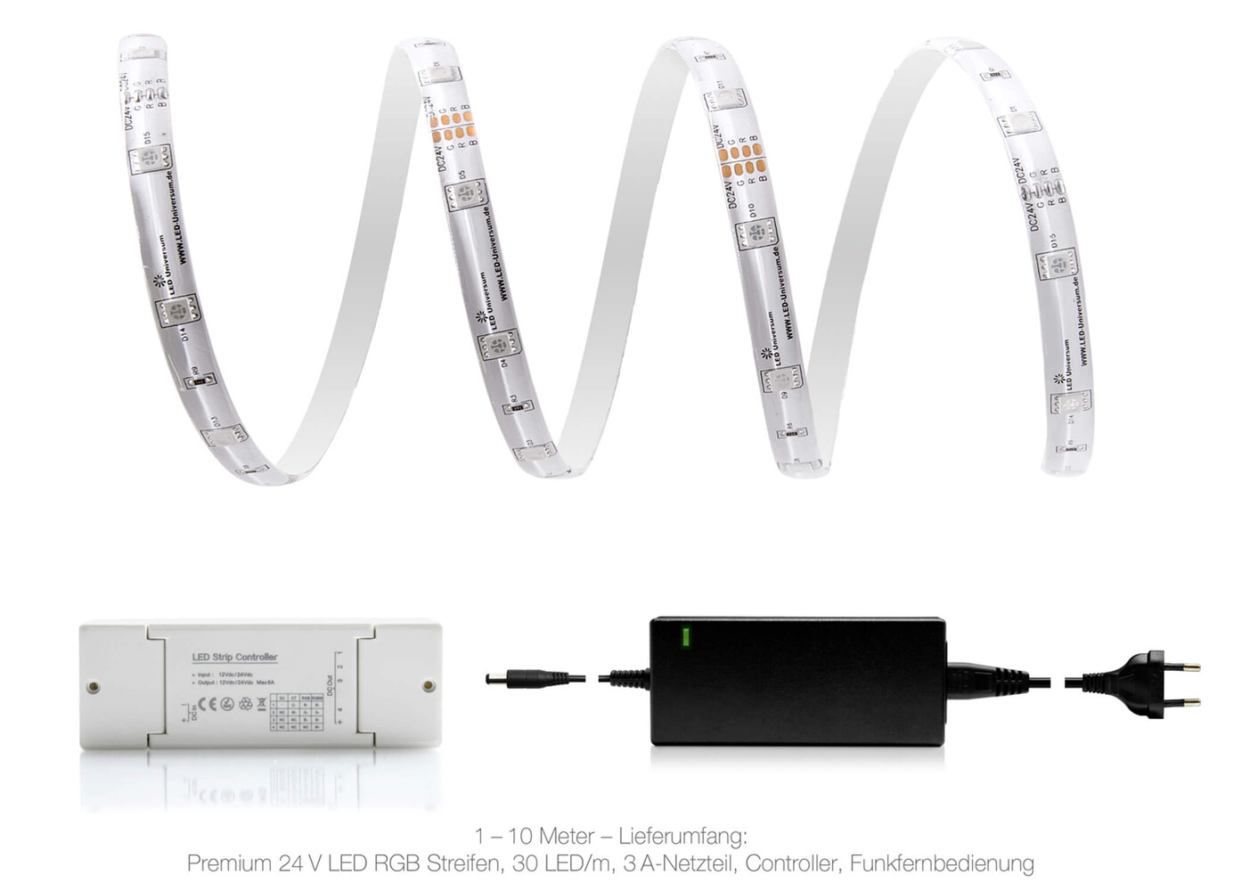 Hochwertiger, bunter und intelligenter LED Streifen von LED Universum für ein smarteres Zuhause