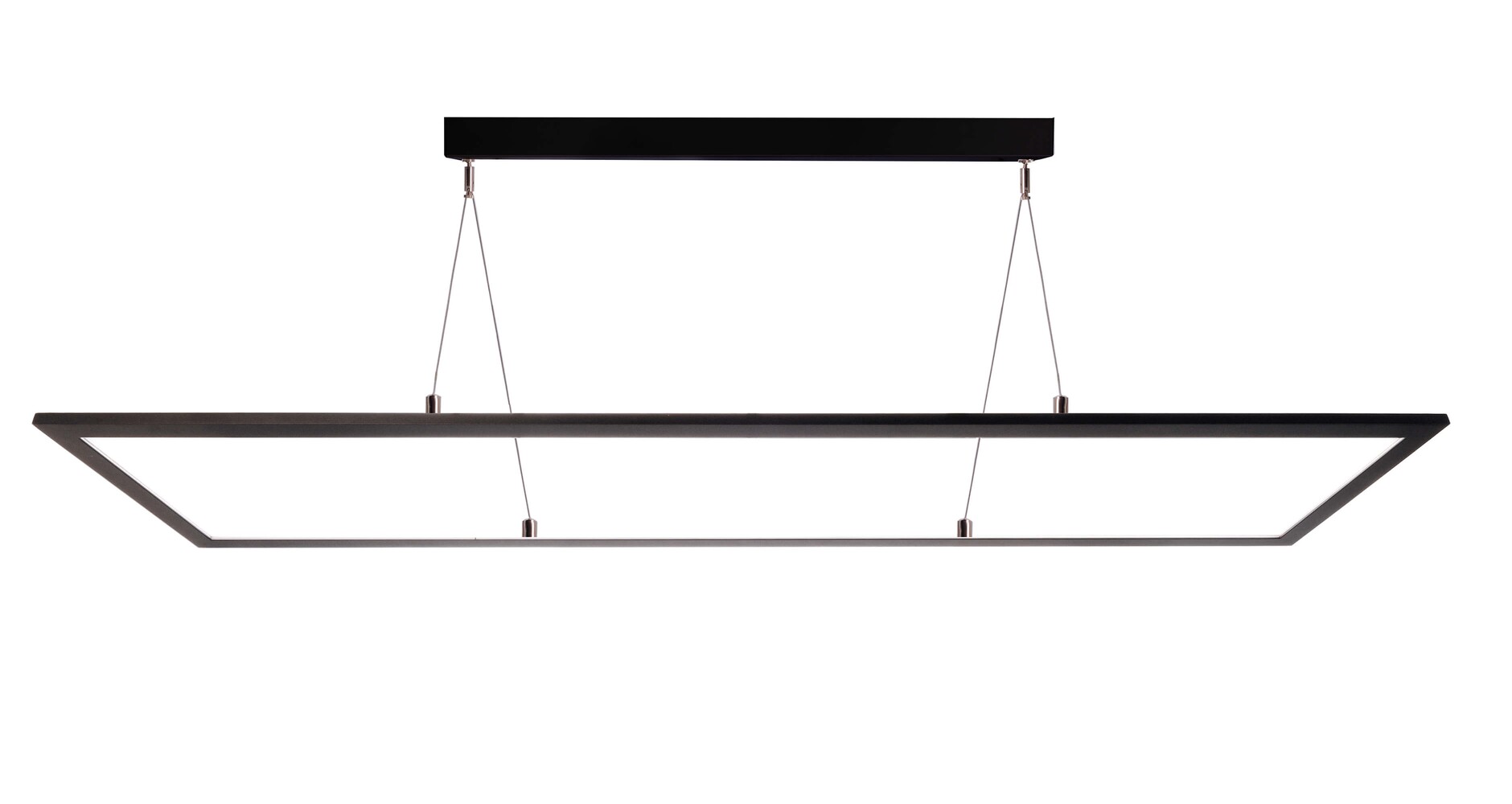 Ausgezeichnetes, transparentes LED Panel von Deko-Light in stilvollem Schwarz