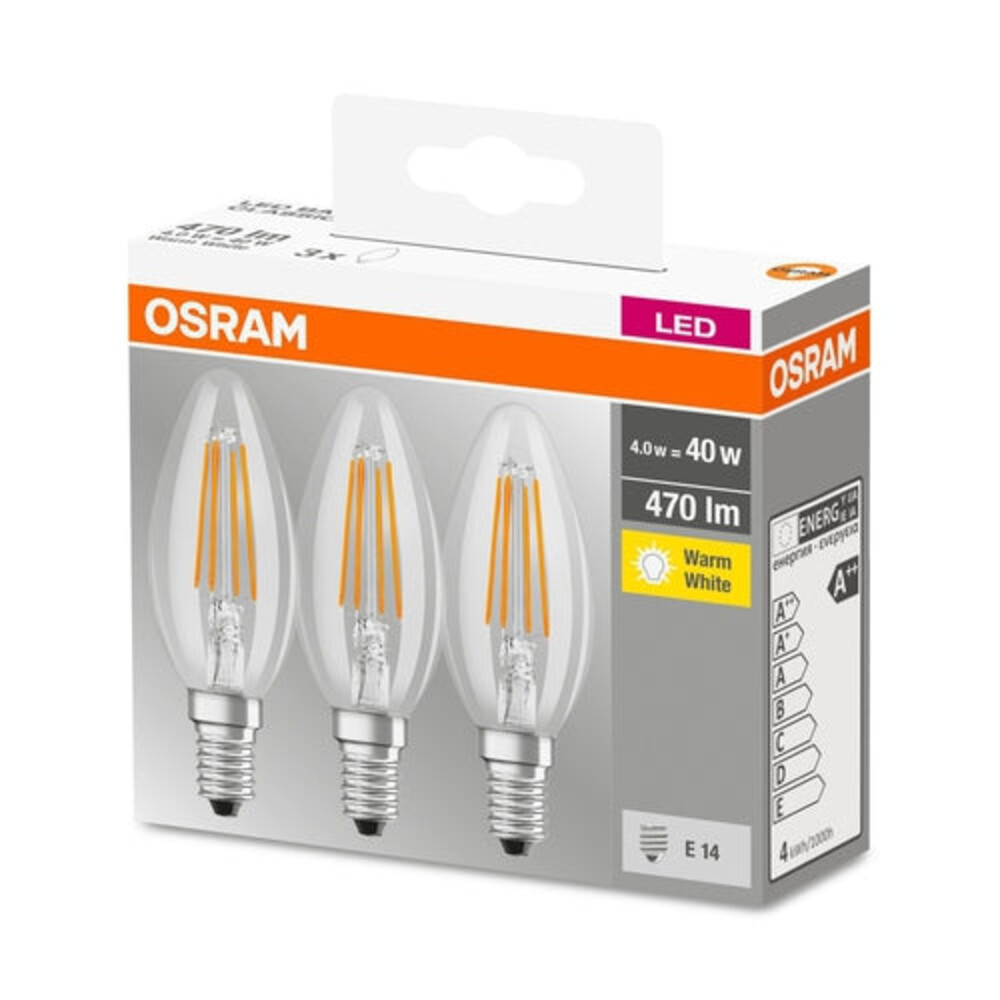 Brillantes OSRAM LED-Leuchtmittel, strahlend in sanften 2700 K, leuchtet energieeffizient mit 470 lm