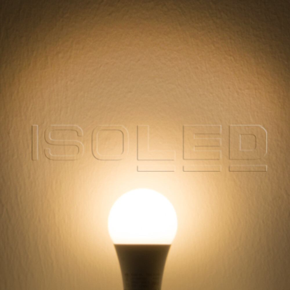 Brillantes Isoled LED-Leuchtmittel in strahlendem warmweiß