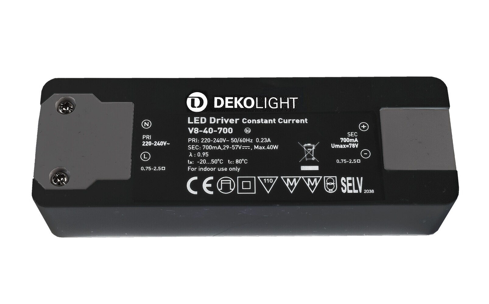 Hochwertiges und langlebiges LED Netzteil von der renommierten Marke Deko-Light