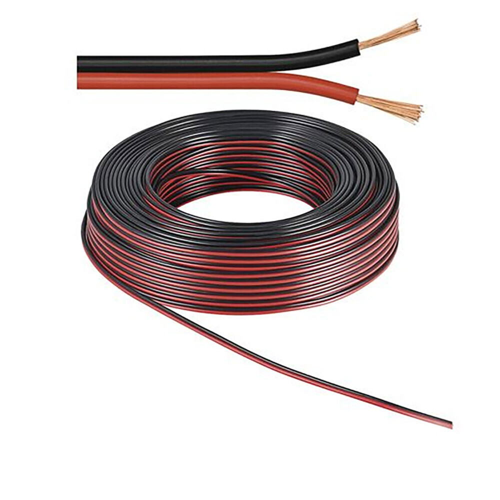 Schwarz-rotes Isoled Kabel auf Rolle mit präziser Leitsfähigkeit und optimaler Länge für vielfältige Anwendungen