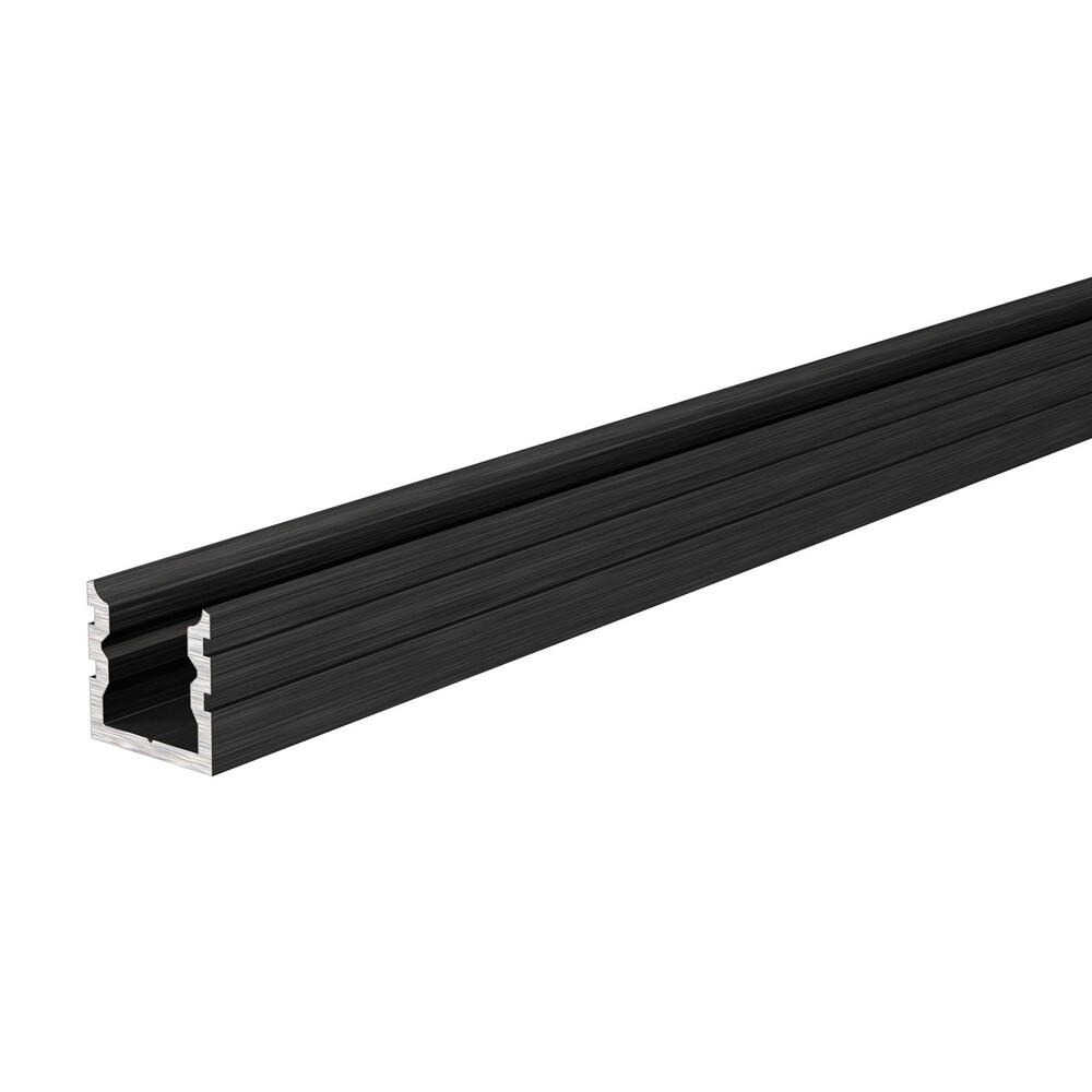 Beeindruckendes, matt gebürstetes LED-Profil von Deko-Light in schwarz mit hoher Qualität