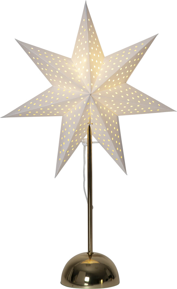 Elegante Stehlampe Stern Lottie von Star Trading in beige