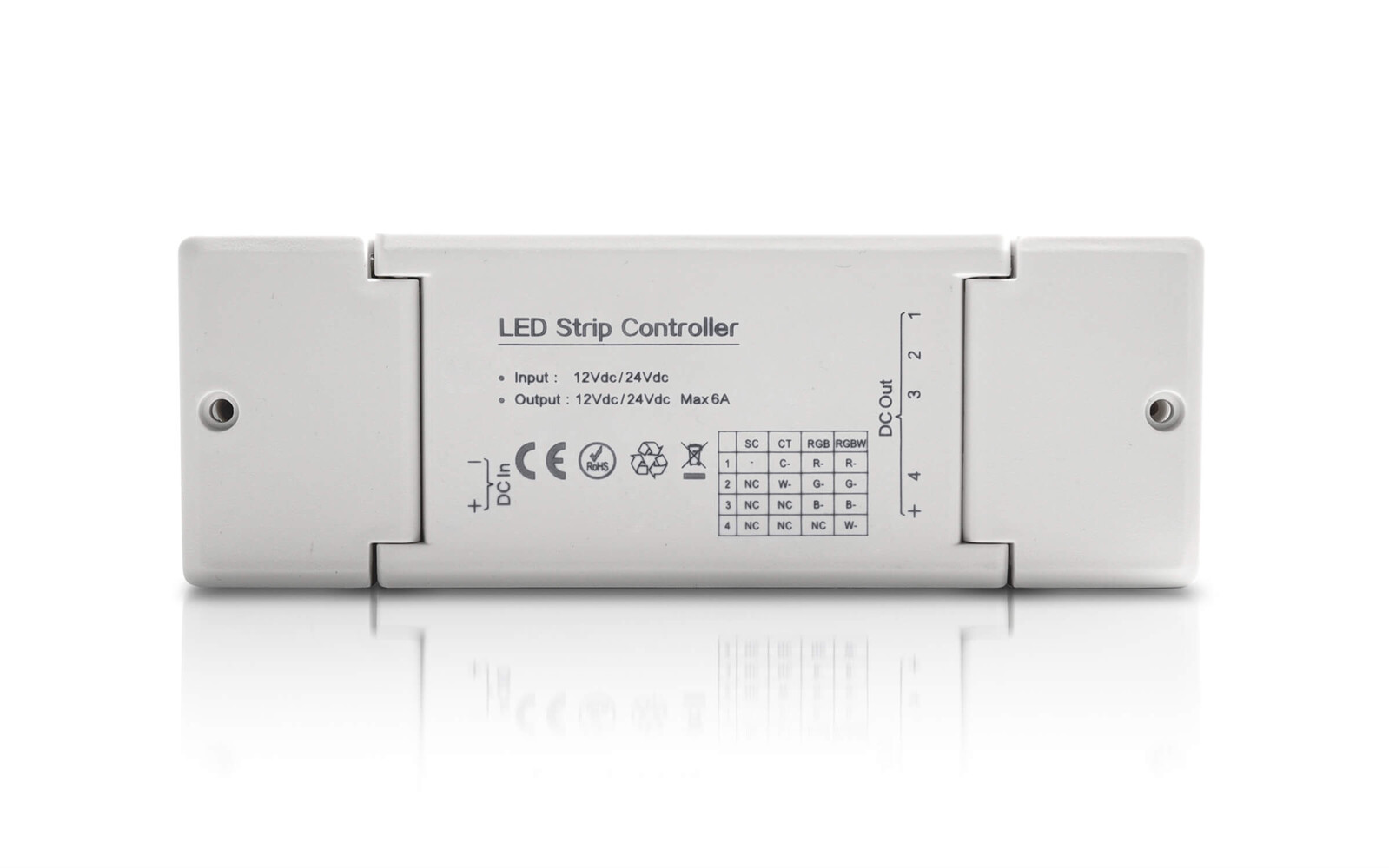 Premium kaltweißer LED-Streifen im robusten IP65 Gehäuse für Smart Home Steuerung von LED Universum