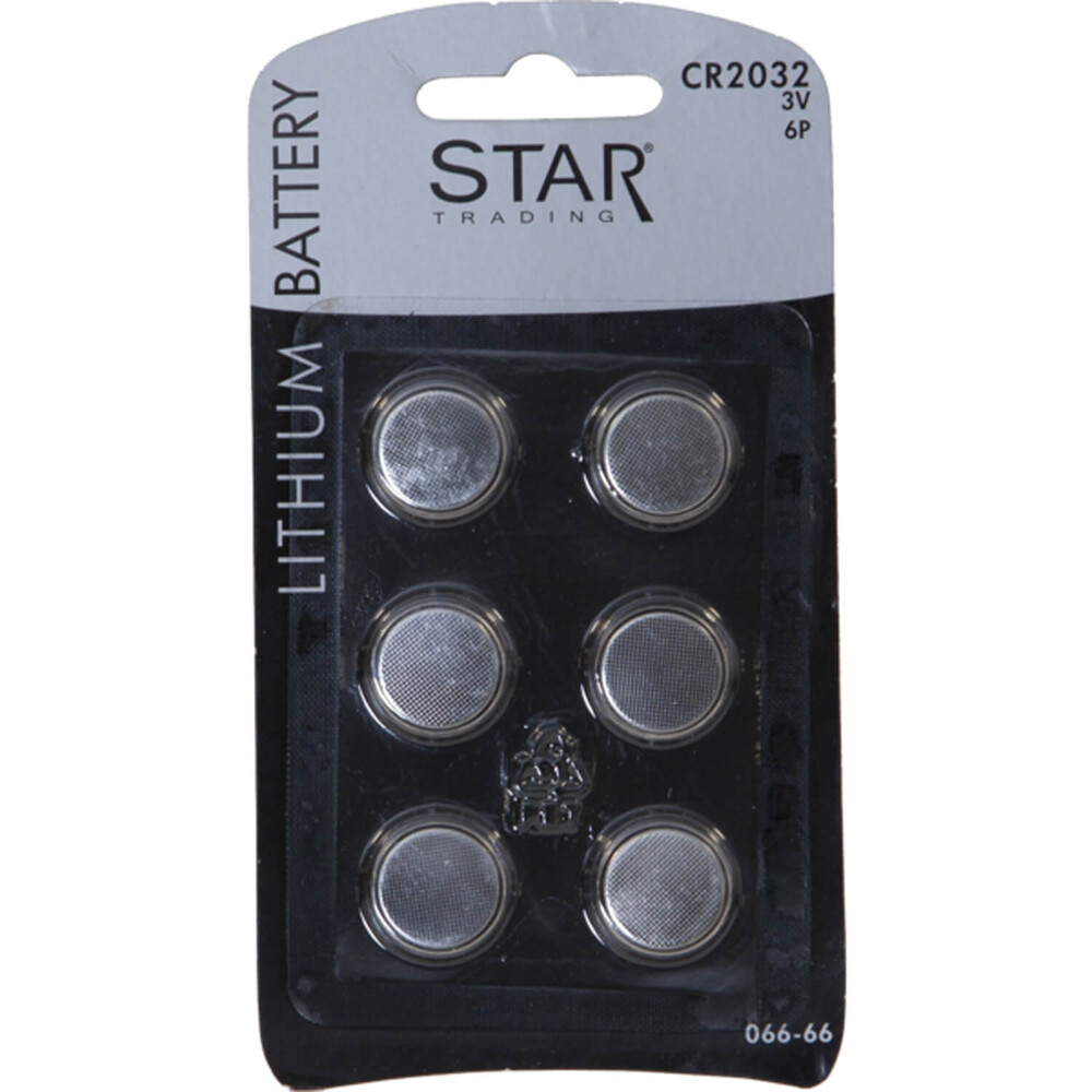 Hochwertige Knopfzellen von Star Trading im 6er-Pack