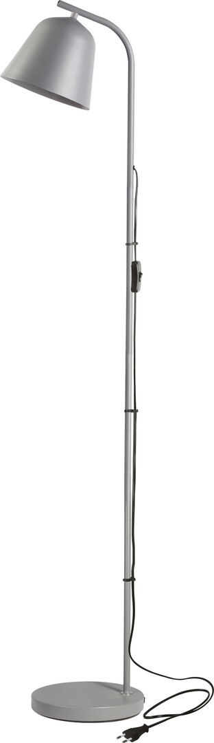 Stehlampe Malia 3096, E27, Metall, grau, Industriell, 135cm