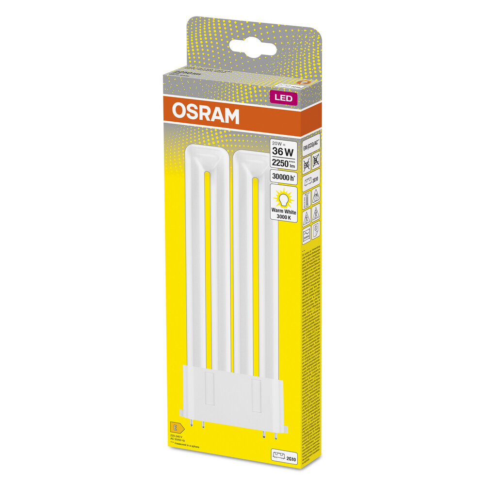 Hochwertiges OSRAM LED-Leuchtmittel mit warmweißer Lichttemperatur