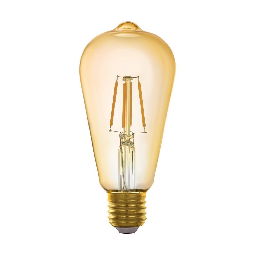 Ein warmes, amberfarbenes LED Leuchtmittel von EGLO