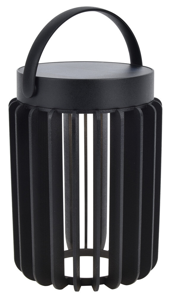 Elegante schwarze Außentischleuchte von ECO-LIGHT, mit energieeffizienter LED-Beleuchtung und robustem IP44-Schutz