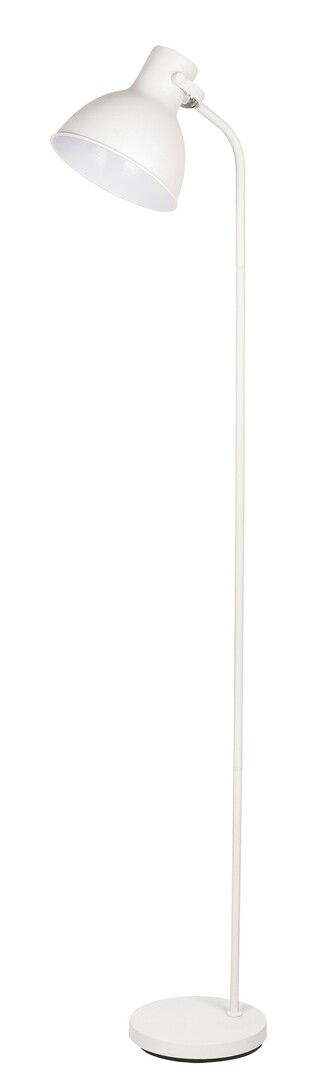 Stehlampe Derek 4328, E27, Metall, weiß, Skandinavisch, 160cm