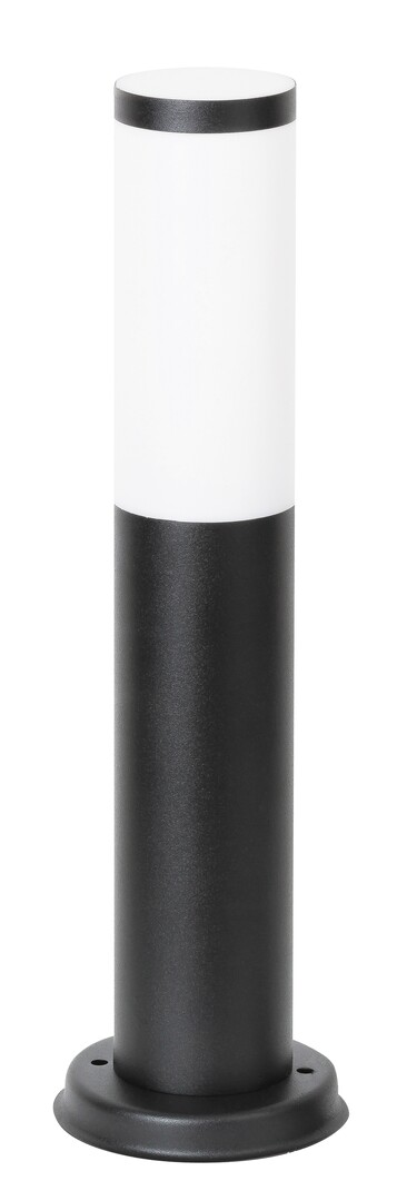 Außenstehleuchte Black torch 8147, E27, Rostfreier Stahl, schwarz-weiß, rund, Modern, ø73mm