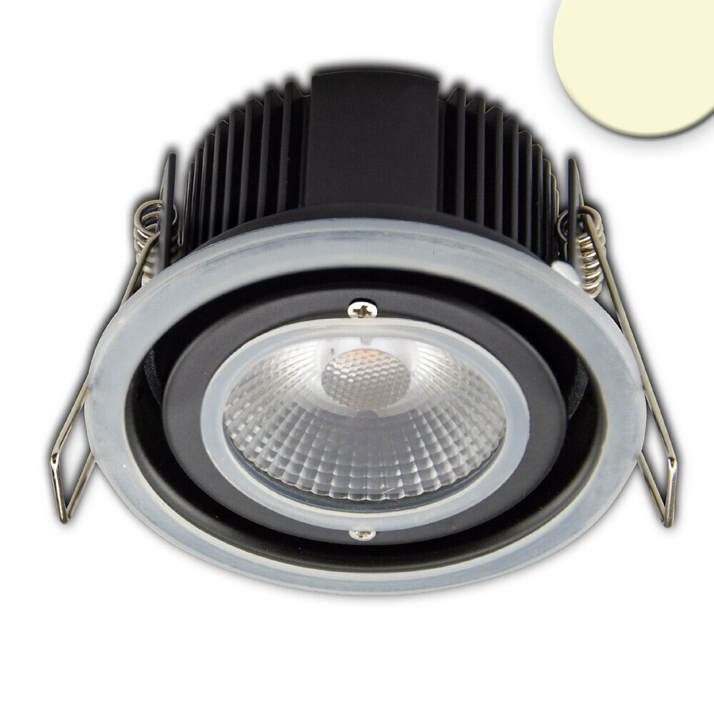 Dimmbarer warmweißer LED Einbaustrahler Sys 68 von Isoled