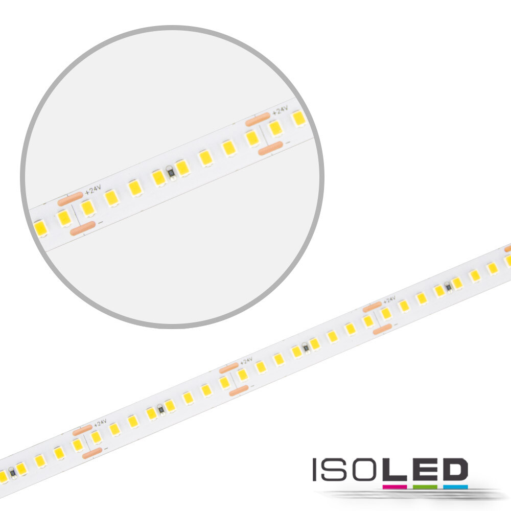 Hochwertiger LED Streifen der Marke Isoled in warmweiß