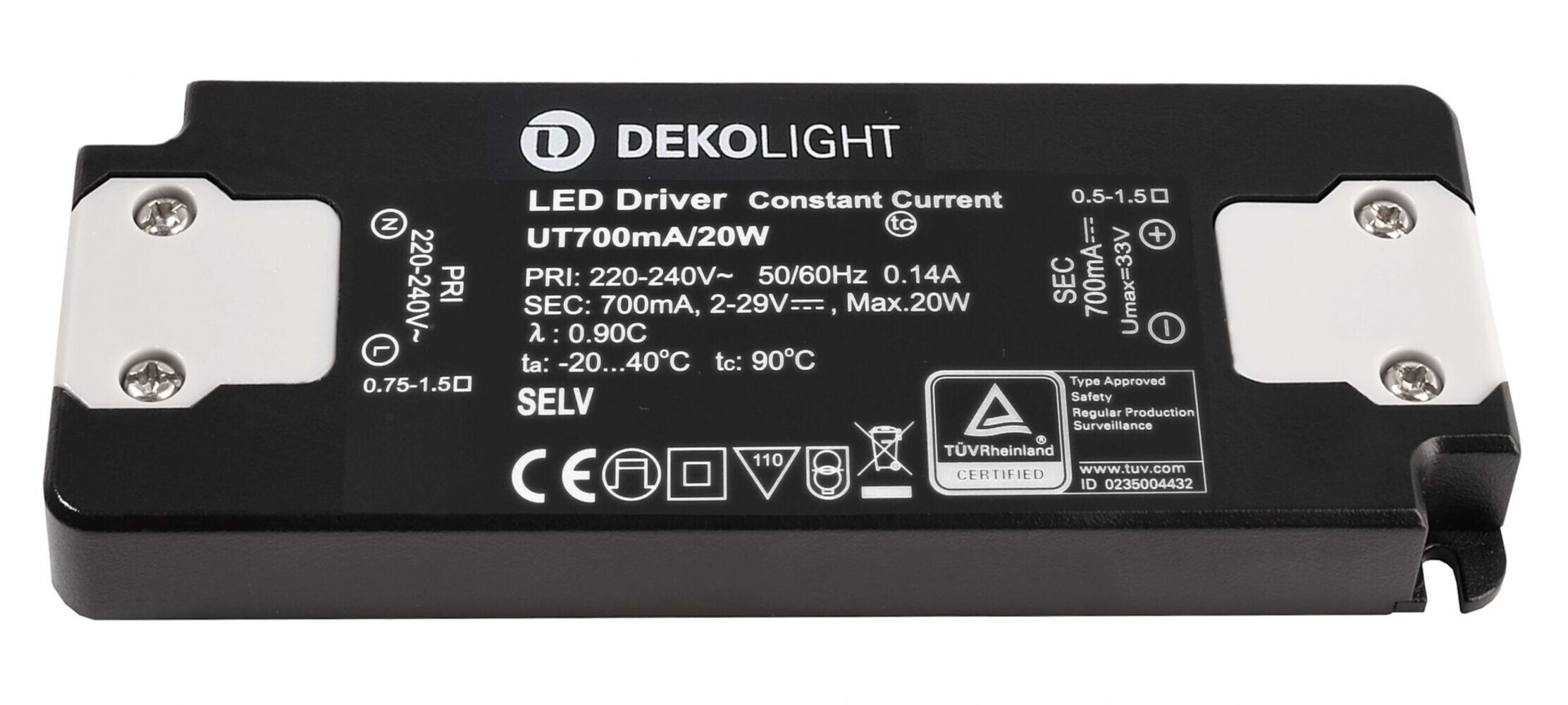 hochwertiges stromkonstantes LED Netzgerät von Deko-Light