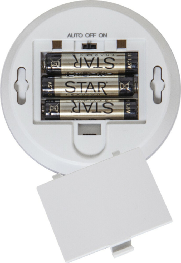 Leuchtendes LED Nachtlicht in Weiß von Star Trading mit fortschrittlichem Bewegungssensor