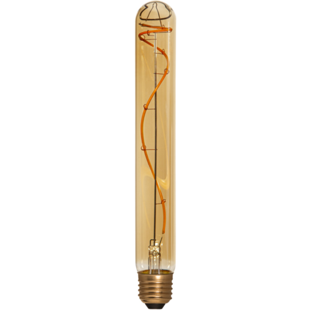 Hochwertiges Filament Leuchtmittel in Rohrform von Star Trading mit softem Amber Glow