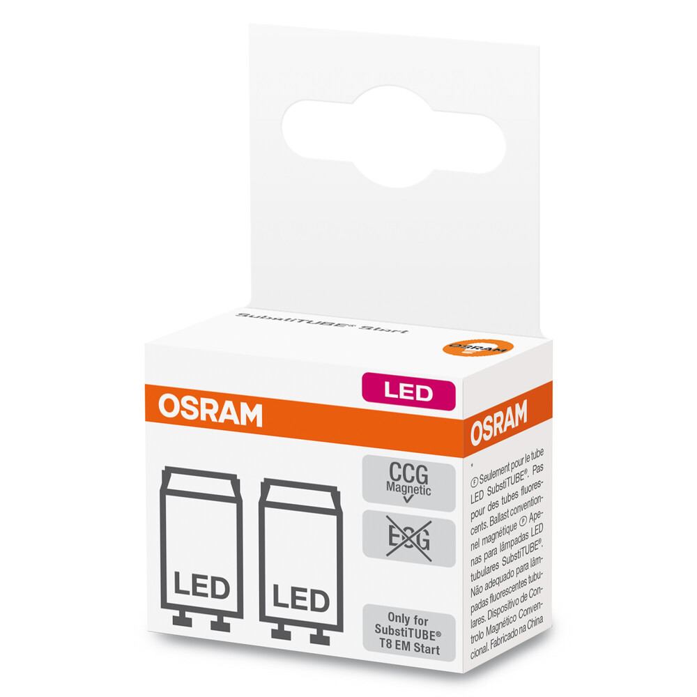 Hochwertige LED-Röhre von OSRAM in klarem Weiß