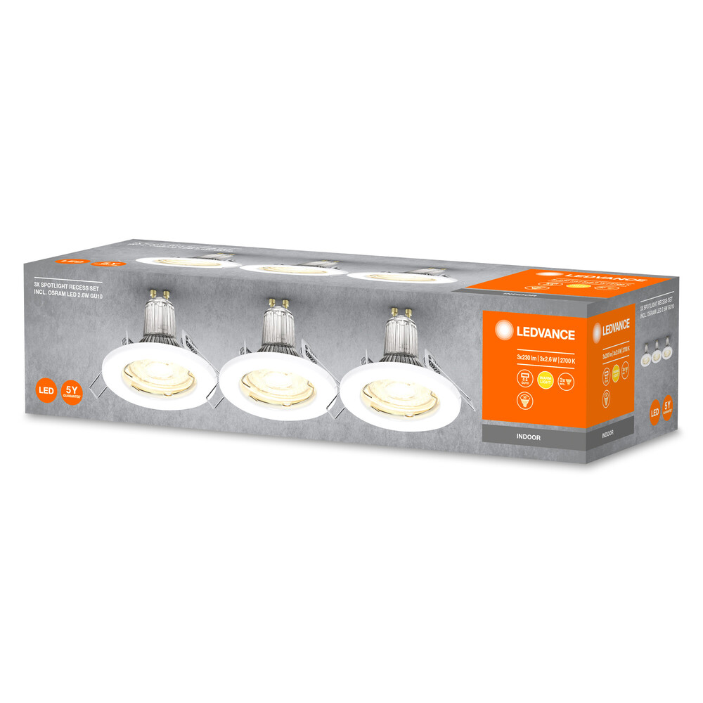 Hochwertige LEDVANCE Downlights/Flutlichter, strahlend hell und energieeffizient