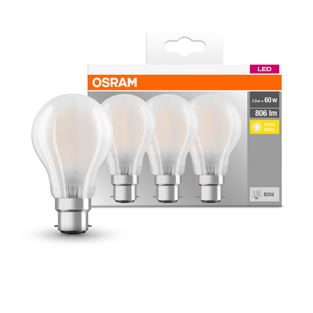 Leuchtstarkes, warm-weißes OSRAM LED-Leuchtmittel