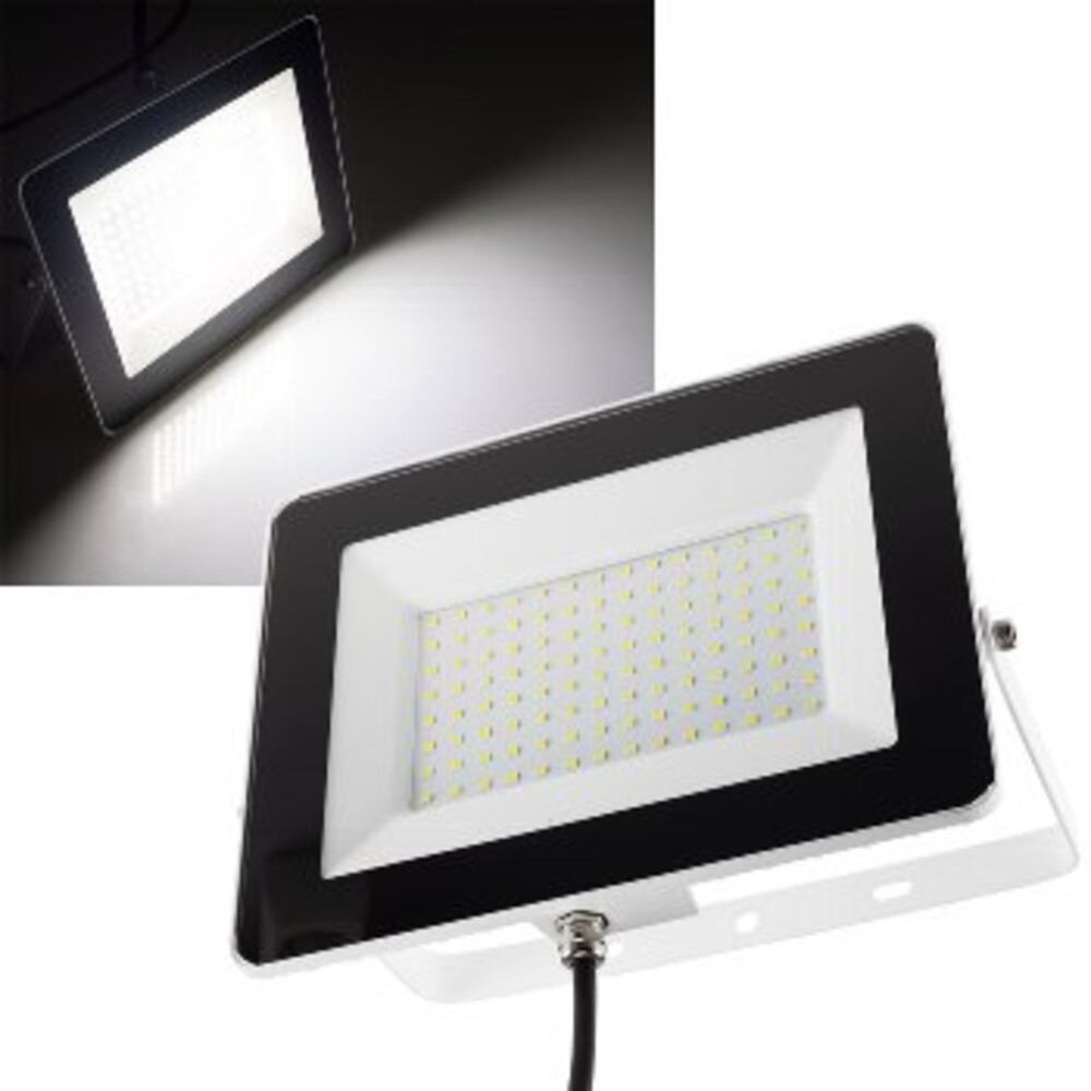Hochwertiger LED Fluter von ChiliTec, strahlend hell mit neutralweißer Lichtfarbe