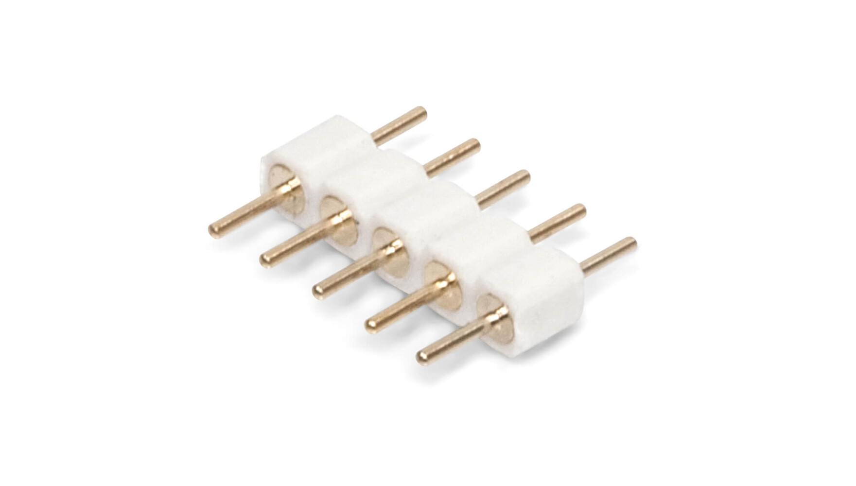Hochwertiger 5 poliger PIN Lötstift Verbinder Stecker Kupplung für RGBW LED Streifen von LED Universum