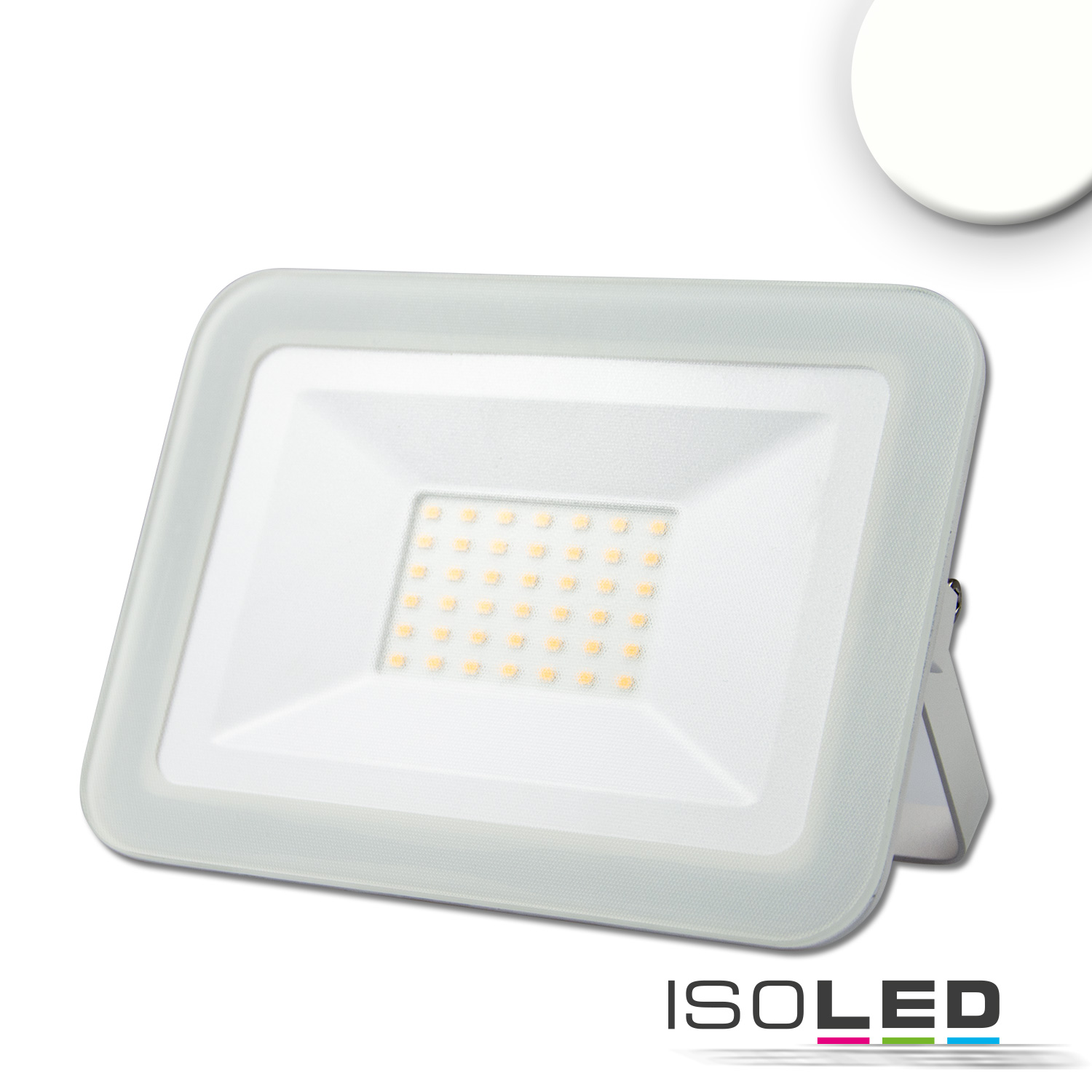 ISOLED 115109 LED Fluter Pad 30W, weiss, 4000K 100cm Kabel