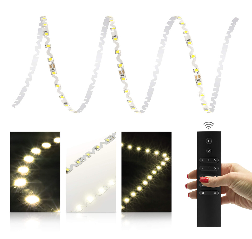 Hochwertiger LED-Streifen in warmweiß von LED Universum für ein intelligentes Zuhause