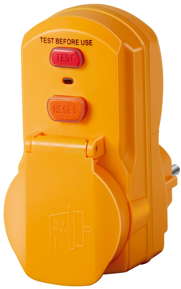 Schutzadapter von Brennenstuhl - gelb - IP54 - Personenschutz - 1290660