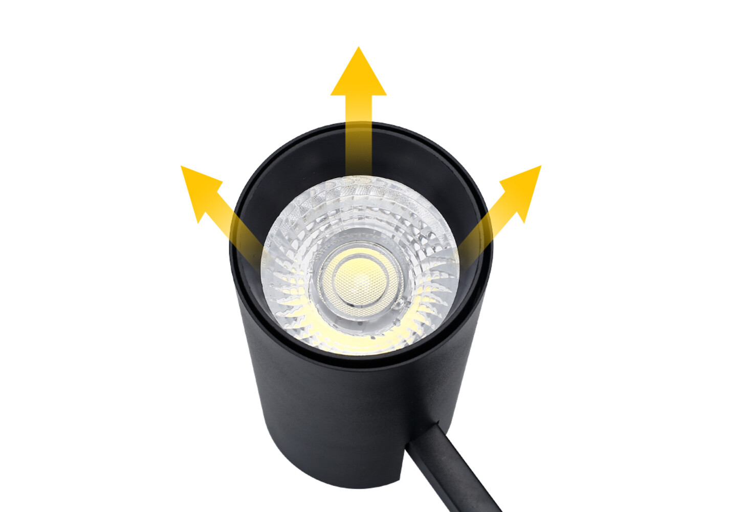 Hochwertiger LED Strahler in schwarz von LED Universum