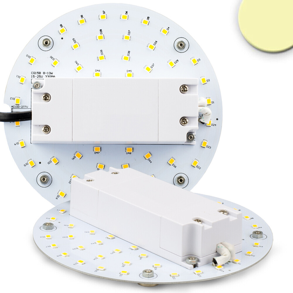 Attraktive Isoled LED-Leuchtmittel beleuchtet in warmweißem Licht