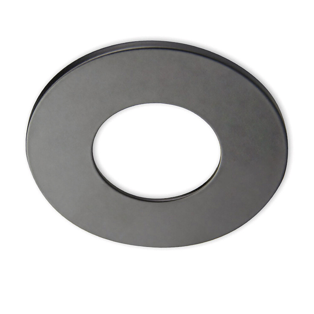 Matt-schwarze Aluminium Abdeckung für Einbaustrahler von Isoled
