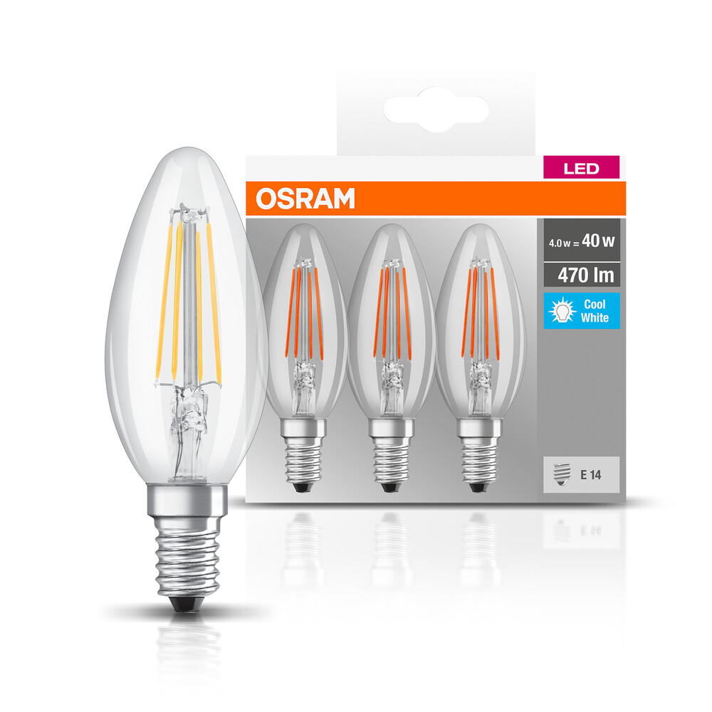 Hochwertiges OSRAM LED-Leuchtmittel strahlt in klarem 4000 K Licht