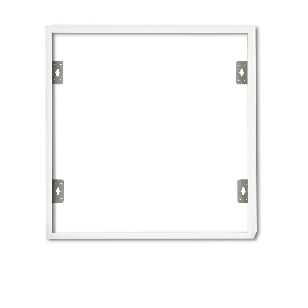 Weißer Aufbaurahmen von Isoled mit schneller Montagemöglichkeit für LED-Panels