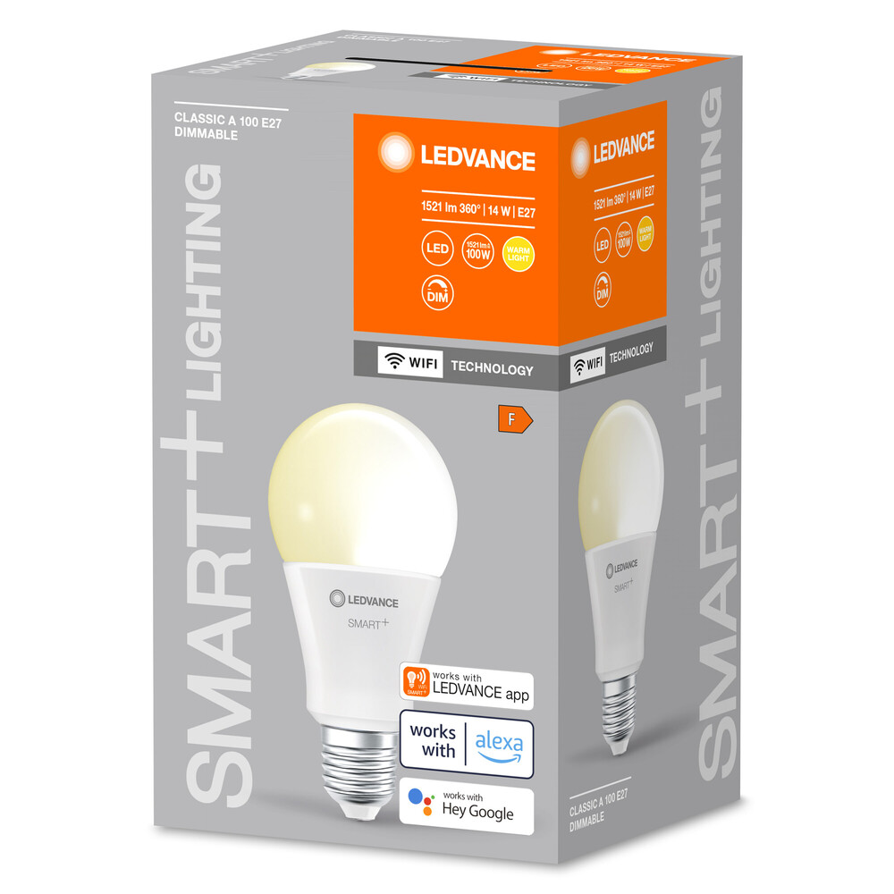 Stilvolles und dimmbares LED Leuchtmittel von LEDVANCE mit Warmweiß-Farbtemperatur