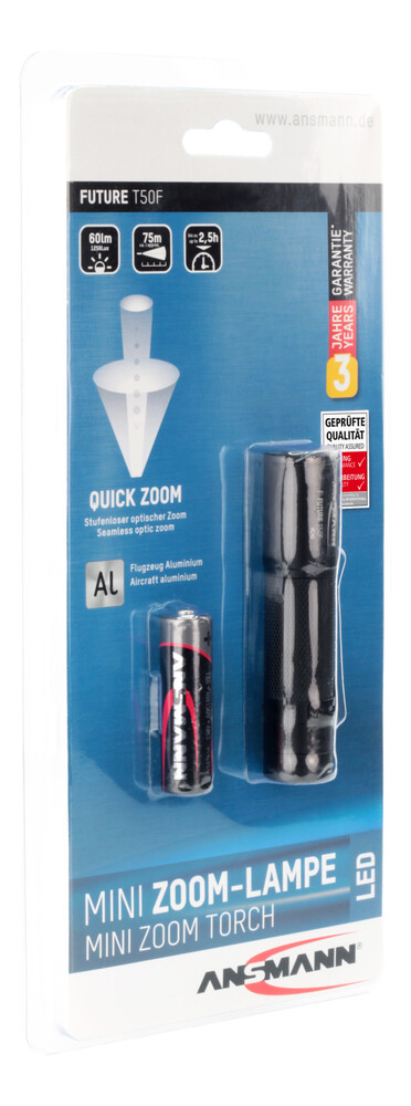 Handliche und leistungsstarke Taschenlampe von der Marke Ansmann