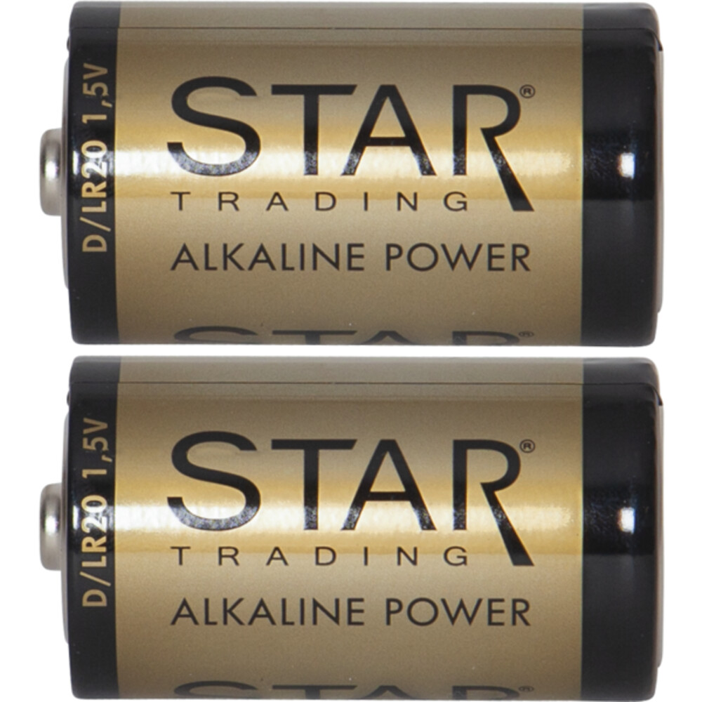 Hochwertige Ersatzbatterien von Star Trading mit 1,5 V Spannung